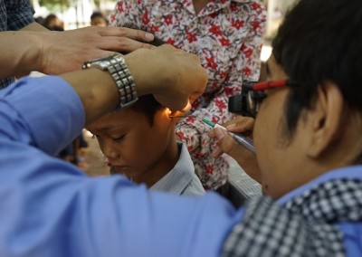 The moblie ear clinic day!